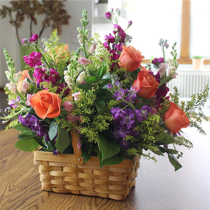 Garden of Life Basket – BUTTERFLIES & BOUQUETS, Peterstown WV