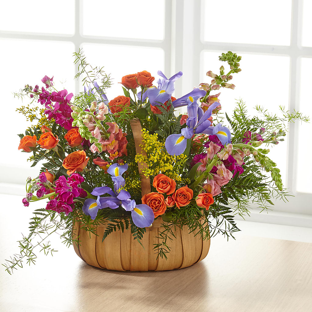 Garden of Life Basket – BUTTERFLIES & BOUQUETS, Peterstown WV