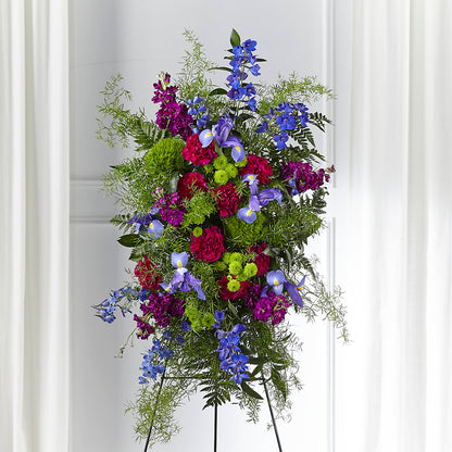 Heavenly Skies Standing Spray – BUTTERFLIES & BOUQUETS, Peterstown WV