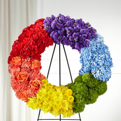 Circle of Love Wreath – BUTTERFLIES & BOUQUETS, Peterstown WV