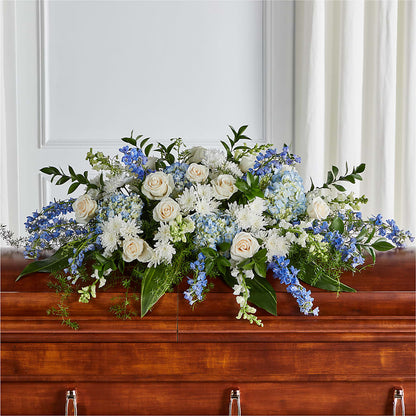 Timeless Essence Casket Spray – BUTTERFLIES & BOUQUETS, Peterstown WV
