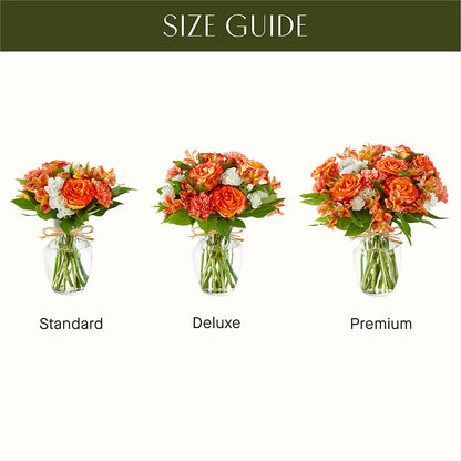 Apricot Glow Bouquet – BUTTERFLIES & BOUQUETS, Peterstown WV