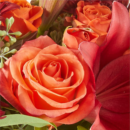 Crimson Leaves Bouquet – BUTTERFLIES & BOUQUETS, Peterstown WV