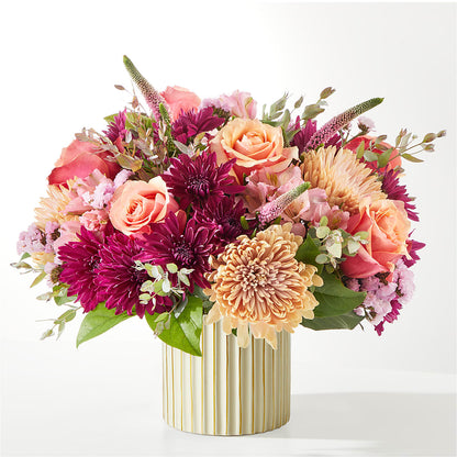 Berry Cobbler Bouquet with Ivory Vase – BUTTERFLIES & BOUQUETS, Peterstown WV