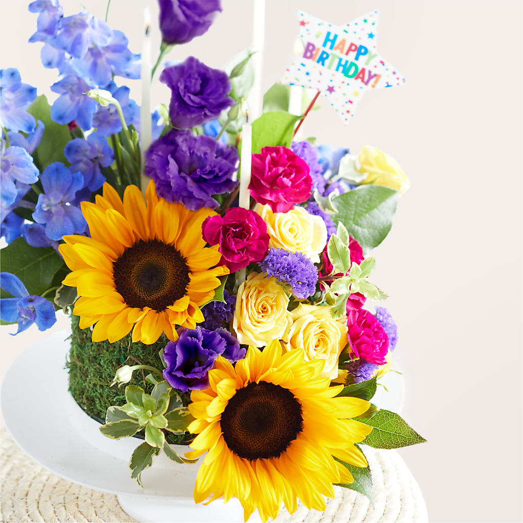 Star of the Day Floral Cake – BUTTERFLIES & BOUQUETS, Peterstown WV