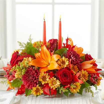 Autumn's Embrace Centerpiece – BUTTERFLIES & BOUQUETS, Peterstown WV