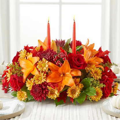 Autumn's Embrace Centerpiece – BUTTERFLIES & BOUQUETS, Peterstown WV