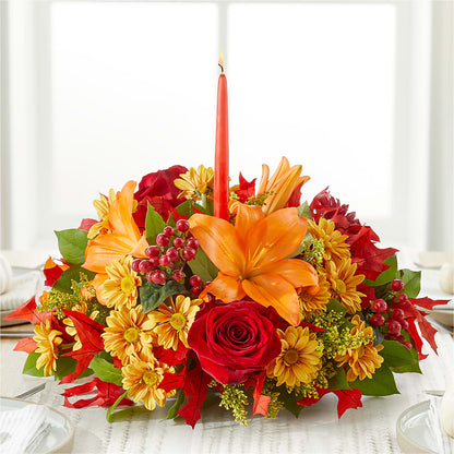 Autumn's Embrace Centerpiece – BUTTERFLIES & BOUQUETS, Peterstown WV