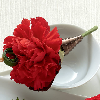 Red Carnation Boutonniere – BUTTERFLIES & BOUQUETS, Peterstown WV